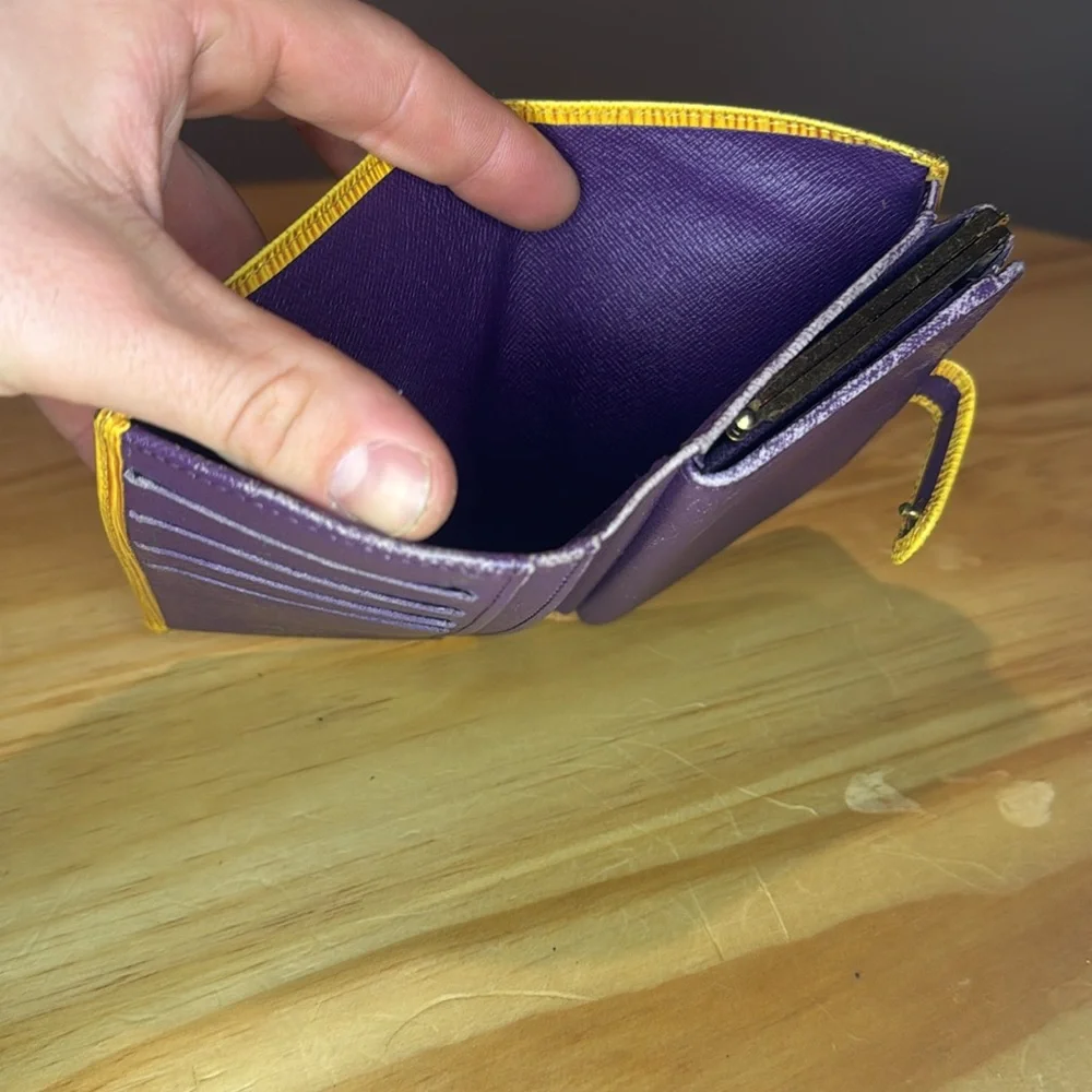 Louis Vuitton Yellow Epi Leather Wallet